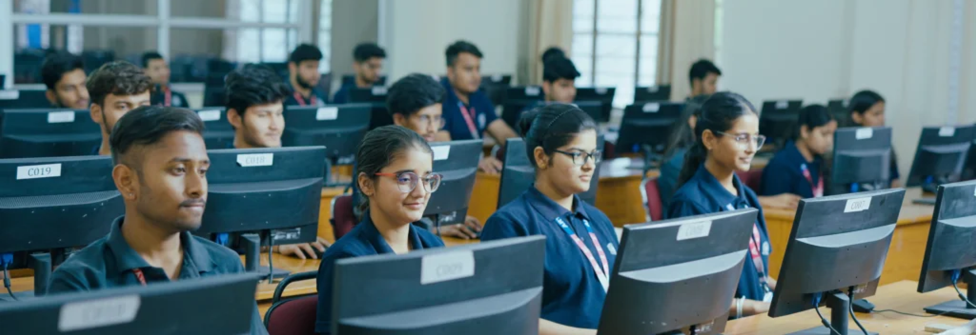 Students in computer lab